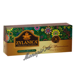 Чай Zylanica Ceylon Premium Green Tea 25 пакетиков