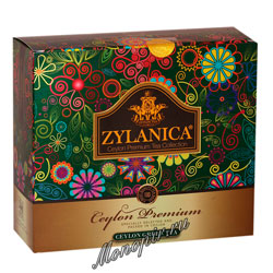 Чай Zylanica Сeylon Premium Green Tea 100 пакетиков