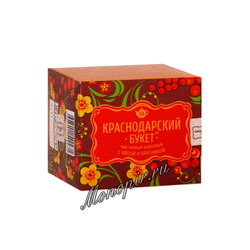 Краснодарский букет Черный байховый с мятой и брусникой 50 гр