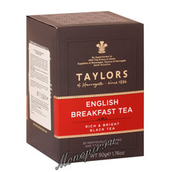 Чай пакетированный Taylors of Harrogate English Breakfast / Английский завтрак 20 шт