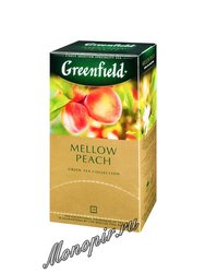 Чай Greenfield Mellow Peach (Мэллоу Пич) зеленый в пакетиках 25 шт х 1.8 г