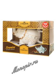 Чай London Tea Тирамису черный Заварник Слон 60 г