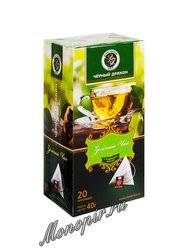 Чай Черный Дракон зеленый  в пакетиках 20 шт