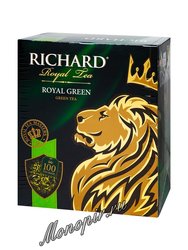 Чай Richard Royal Green зеленый в пакетиках, 100 шт