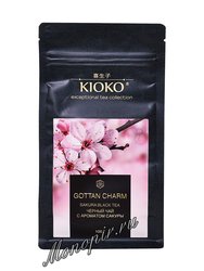 Чай Kioko Gottan Charm черный с японской сакурой листовой 100 г