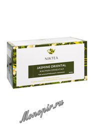 Чай Niktea Jasmine Oriental. зеленый с жасмином в пакетиках 25 шт