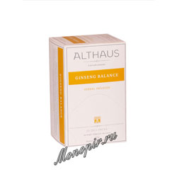 Чай Althaus Ginseng Balanсе/Джинсенг Баланс для чашек 20х1,7гр