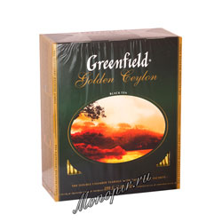 Чай Greenfield Golden Ceylon 100 Пакетиков