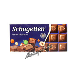 Шоколад Schogetten Praline Noisettes 100 гр