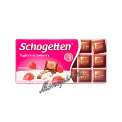Шоколад Schogetten Yoghurt-Strawberry 100 гр
