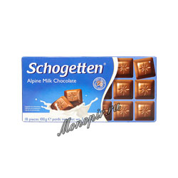 Шоколад Schogetten Alpine Milk 100 гр