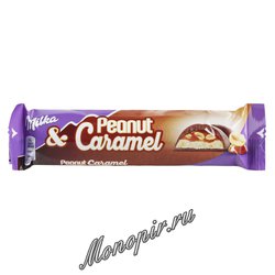 Шоколад Milka Peanut Caramel 37 гр