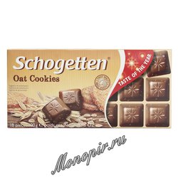 Шоколад Schogetten Oat Cookiies с овсяным печеньем 100 гр