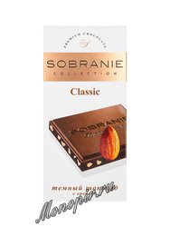 Шоколад Sobranie Темный с миндалем 90 гр
