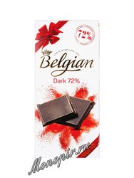 Шоколад Belgian горький  72% 100 г (Dark)