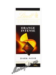 Шоколад в плитках Lindt Excellence Темный с кусочками апельсина и миндаля 100 г