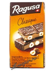 Ragusa Молочный шоколад с трюфельной начинкой и орехами 100 г