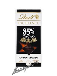 Шоколад в плитках Lindt Excellence Горький 85% какао 100 г