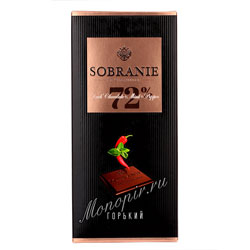 Шоколад Sobranie Горький  перец и мята 90 гр