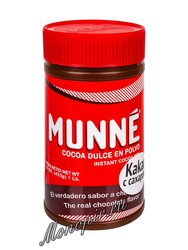 Какао микс Munne быстрорастворимый с шоколадным вкусом, в банке 453 гр