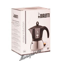 Гейзерная кофеварка Bialetti Moka Induction на 6 порции (120 мл)