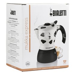 Гейзерная кофеварка Bialetti Mukka 2 порции Пятнистая (3418)