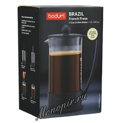 Френч-пресс Bodum Brazil белый 1л  (10938-913)