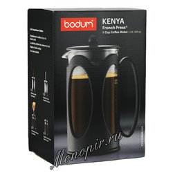 Френч-пресс Bodum Kenya черный 1л (10685-01)