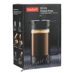 Френч-пресс Bodum Bean белый 1л (11376-913)