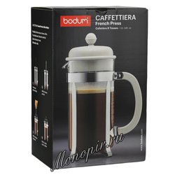 Френч-пресс Bodum Caffettiera белый 1л (1918-913)