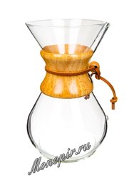 Chemex Кемекс Кофеварка CM-6A, стекло, на 6 чаш. 900 мл