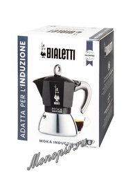 Гейзерная кофеварка Bialetti Moka Induction черная 6 порций (4936)