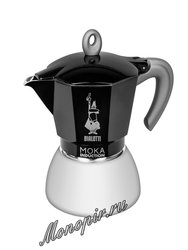 Гейзерная кофеварка Bialetti Moka Induction черная 6 порций (4936)