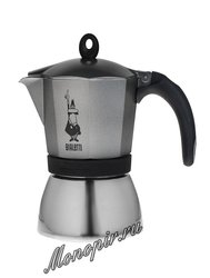 Гейзерная кофеварка Bialetti Moka Induction Antracite на 9 порций , серая (4879)