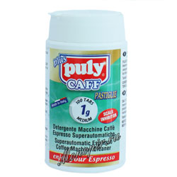 Средство для чистки суперавтоматических кофемашин, а также капсульных и чалдовых PULY CAFF Plus  NSF, таблетки в банке 100 шт.х1 гр