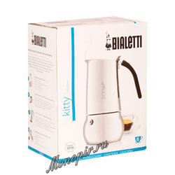 Гейзер Bialetti Kitty Nera Elegance 6 порции 360 мл