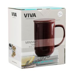 VIVA Minima Чайная кружка с ситечком 0,5 л (V77502) Белый
