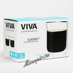 VIVA Classic Термобокал (комлект 2шт) 0,3 л (V37100) Прозрачный