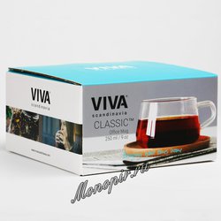 VIVA Classic Чайная чашка с блюдцем 0,25 л (V75800) Прозрачный