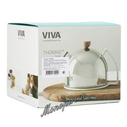 VIVA Thomas Чайник заварочный с ситечком 0.9 л (V78002) Серебро