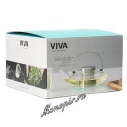 VIVA Infusion Чайник заварочный с ситечком 0.58 л (V70500) Прозрачный