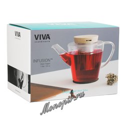 VIVA Infusion Чайник заварочный с ситечком 1 л (V74900) Прозрачный