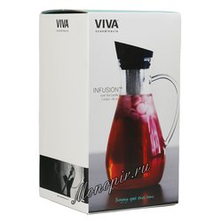 VIVA Infusion Графин с ситечком для чая 1.4 л (V30501) Прозрачный