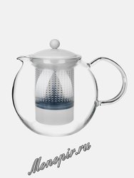 Чайник заварочный стеклянный Bodum Assam с прессом 1 л белый (1830-913)