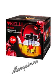 Чайник стеклянный Kelly KL-3006 0.8 л