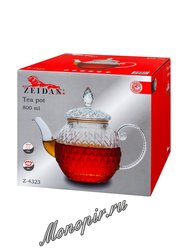 Чайник Zeidan стеклянный 800 мл (Z-4323)