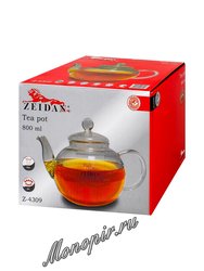 Чайник Zeidan стеклянный 800 мл (Z-4309)