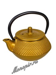 Чайник чугунный желтый/металлик 300 мл (SLJ-352/1)