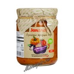 Janarat Икра Баклажанная по-домашнему Острая 470 гр