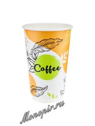 Стакан бумажный Паперскоп Coffee Pastel Thermo 400 мл D80 (18 шт)